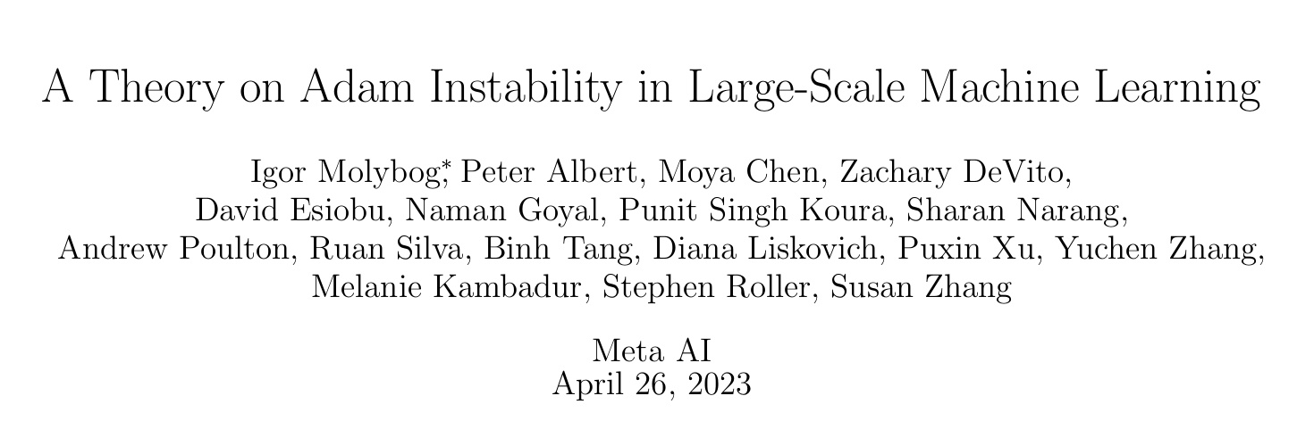 Instability Machine Learning John Z. Ma \ Paper Notes